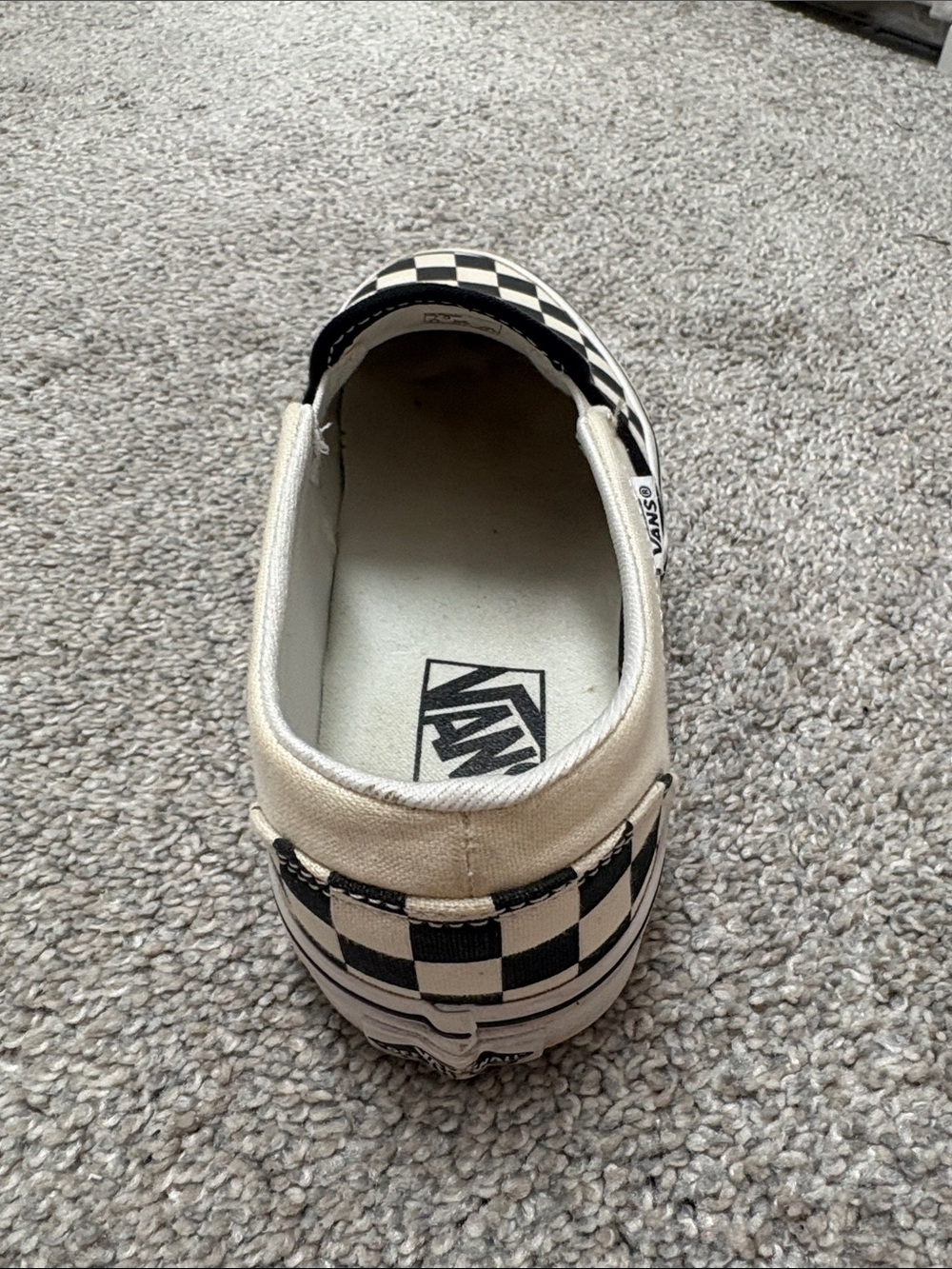 Vans Black and White Checkerboard Slip-On - Picture 10 of 11